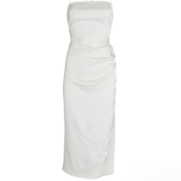 MANNING CARTELL, Miami Heat Tie-Back Satin Midi Dress
